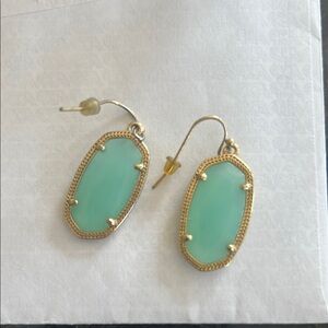 Kendra Scott Traditional dangle earrings, turquoise and gold